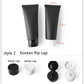 Empty Matte Black Tubes – 100ml Cosmetic Squeeze Bottles