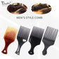 Wide Tooth Afro Pick Comb – Plastic Curly Hair Styling Tool