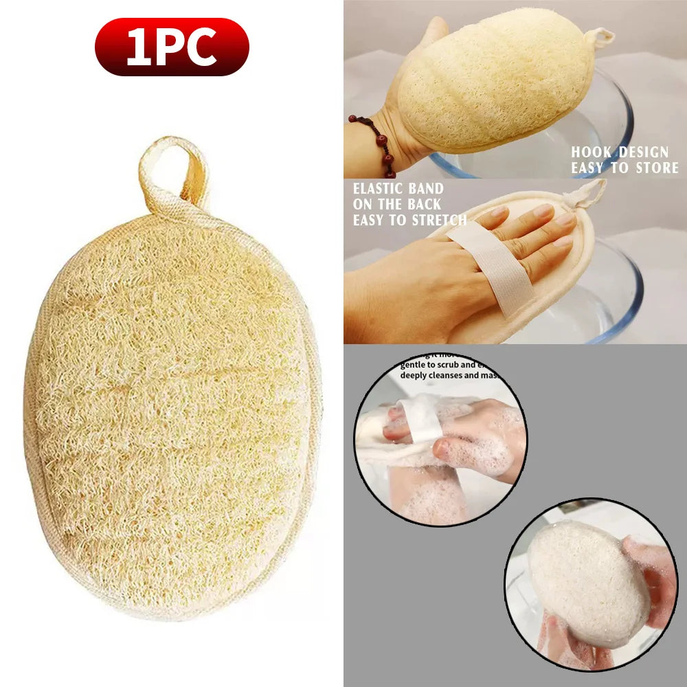 Loofah Sponge Bath Towel — Bath Linen, Self-Care | Beautifully Within