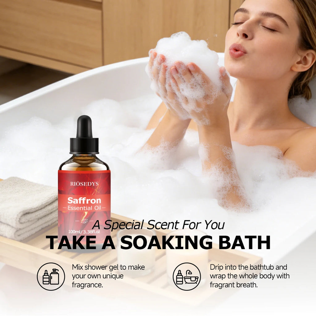 Saffron Essential Massage Oil