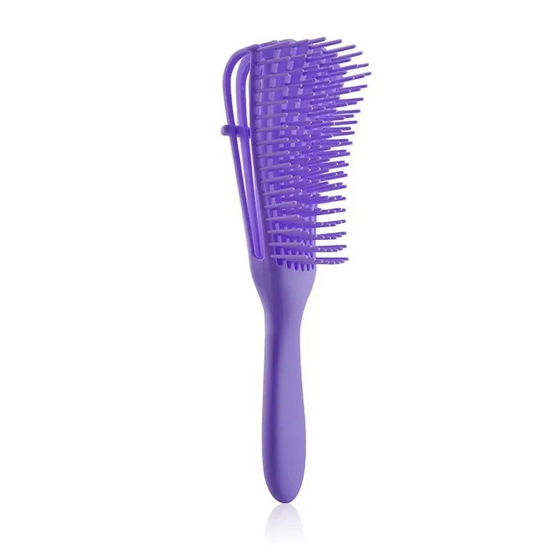 Boar Bristle Hair Brush – Wooden Paddle Scalp Massage Comb