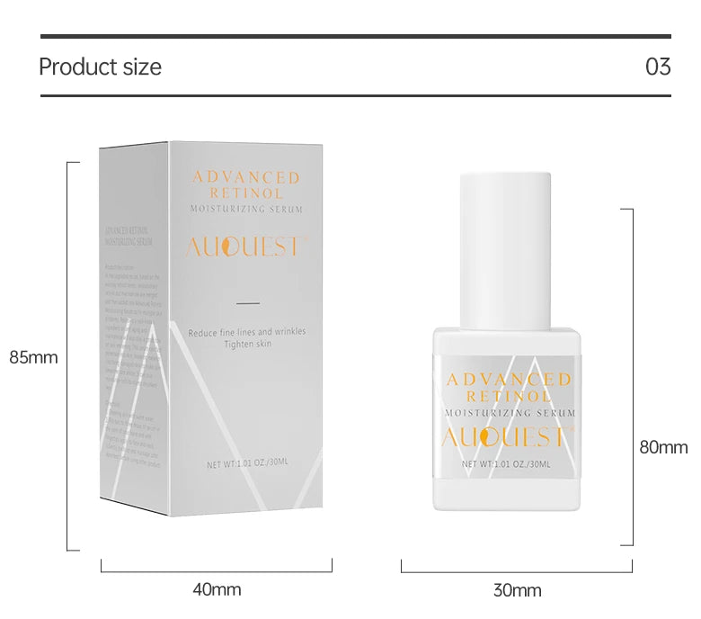 Retinol Face Serum Hyaluronic Acid for Face Smoothing Moisturizing Facial Serum Skin Care
