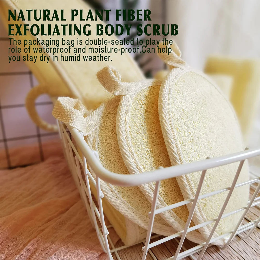 Loofah Sponge Bath Towel — Bath Linen, Self-Care | Beautifully Within