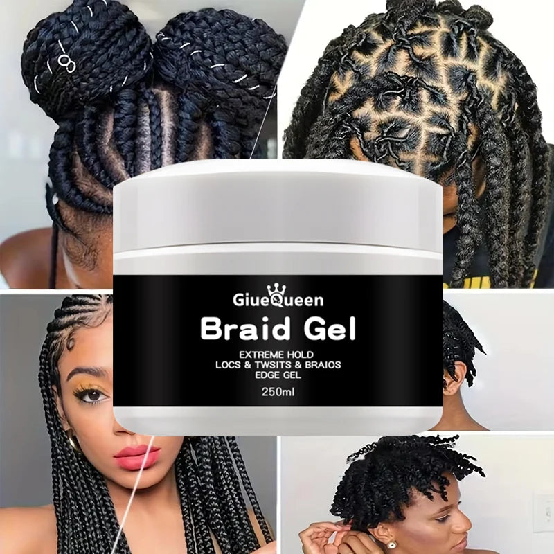 Strong Hold Braid Gel – Non-Flaking, Long-Lasting Braids