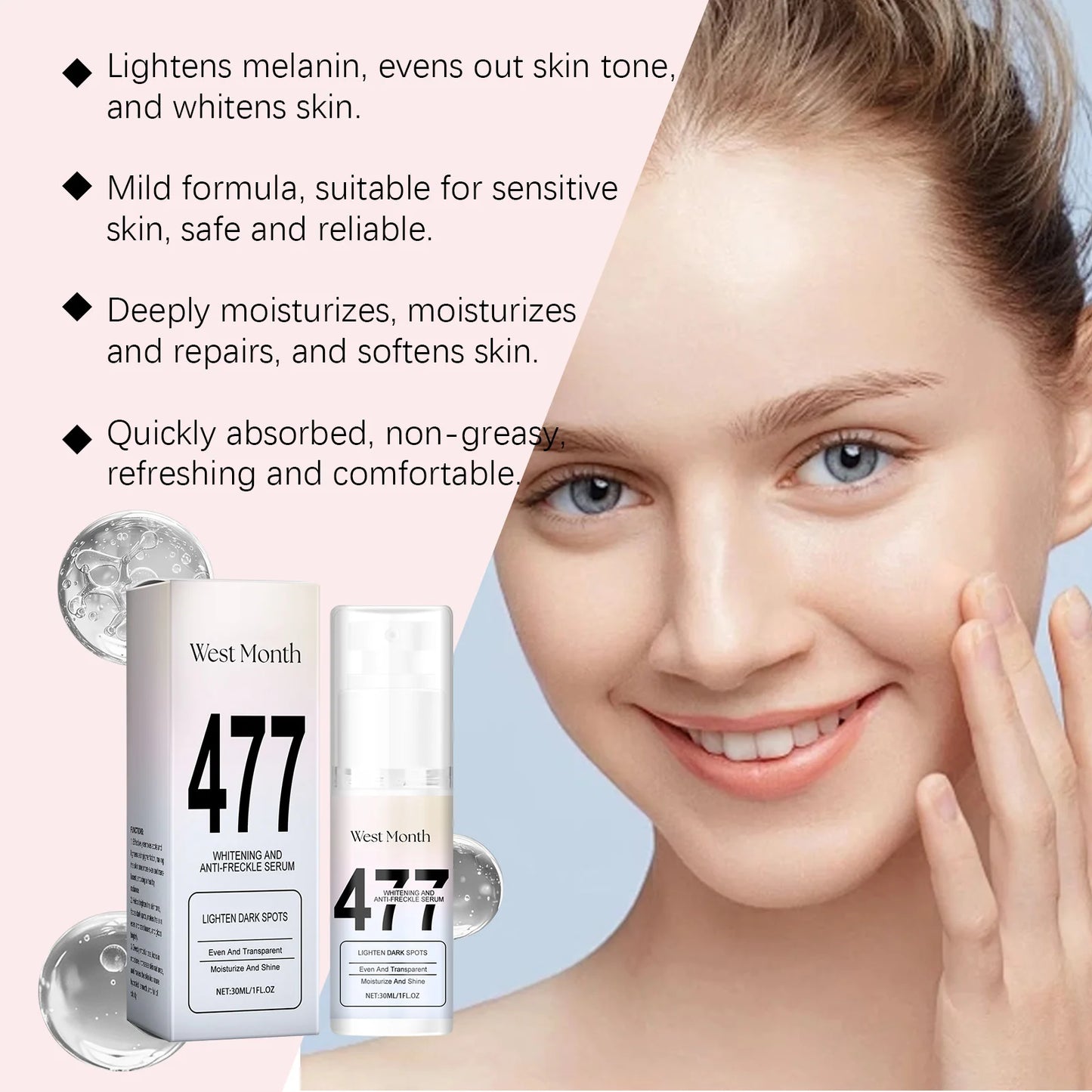 Niacinamide & Vitamin C Facial Serum – Brightening & Pore Care