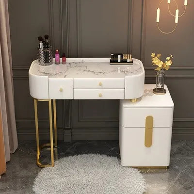 Wide Vanity Table with Storage Drawer — Vanity Furniture, Bedroom Furniture | Beautifully Within