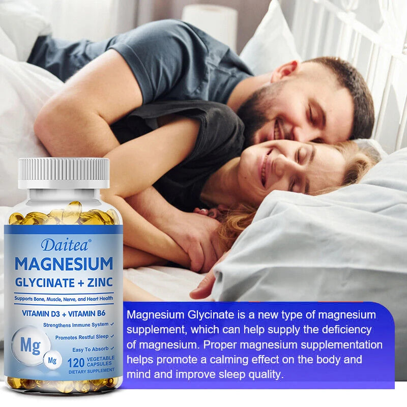 Magnesium + Zinc + D3 + B6 – Bone & Muscle Support