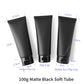 Empty Matte Black Tubes – 100ml Cosmetic Squeeze Bottles