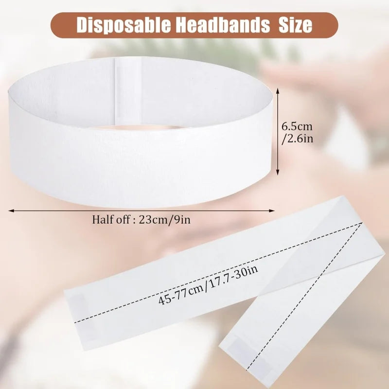 Disposable Spa Facial Headbands — Spa Accessory, Skincare | Beautifully Within
