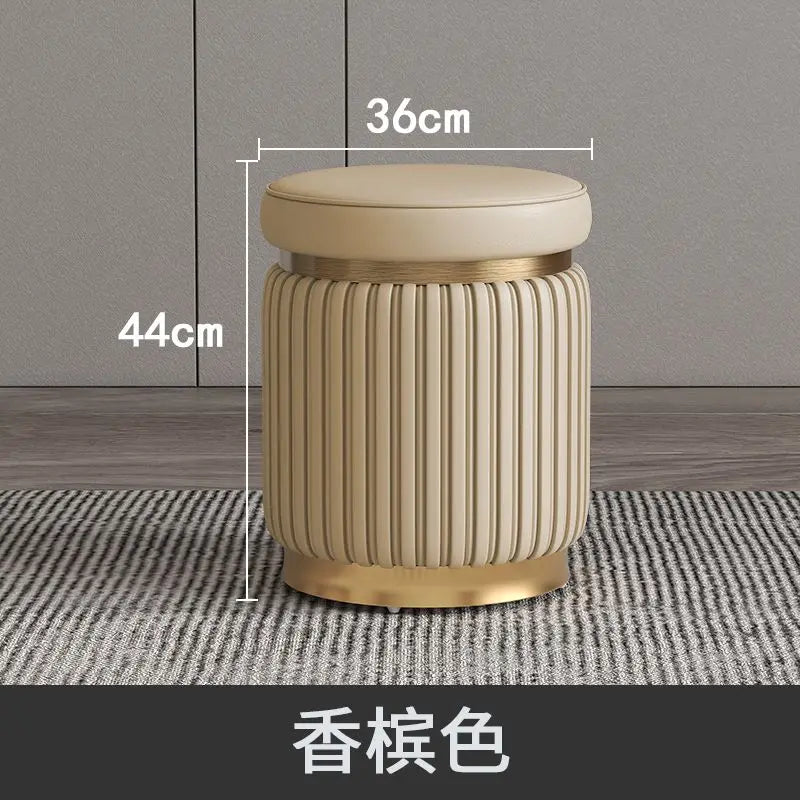 Upholstered Vanity Stool — Vanity Furniture, Bedroom Furniture | Beautifully Within