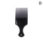 Wide Tooth Afro Pick Comb – Plastic Curly Hair Styling Tool