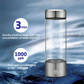 Hydrogen Water Bottle – Portable Rechargeable Glass Generator