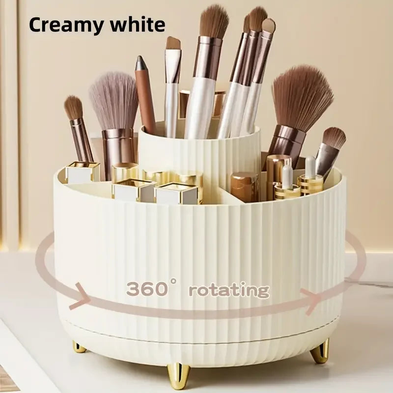 Rotating Makeup Organizer – 360° Brush & Tool Holder