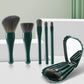 Makeup Brush Set (5pcs + Mirror) – Powder & Eyeshadow