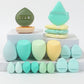 20PCS Pink Makeup Sponge Set – Foundation & Powder Puff