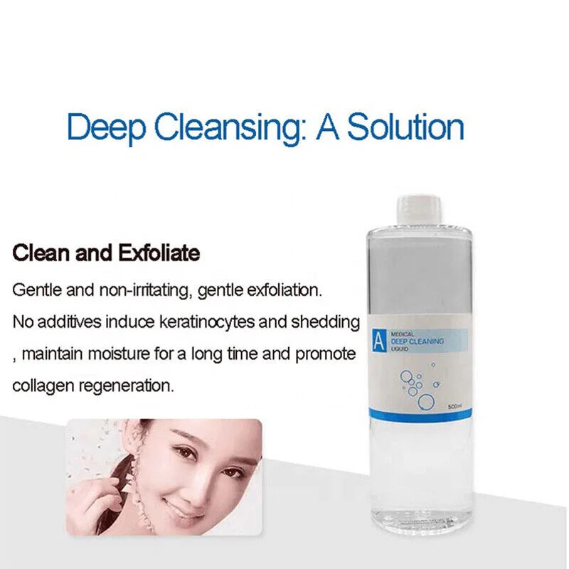 500ML Aqua Hydra Peeling Serum for Dermabrasion Machine Exfoliate and Moisturize