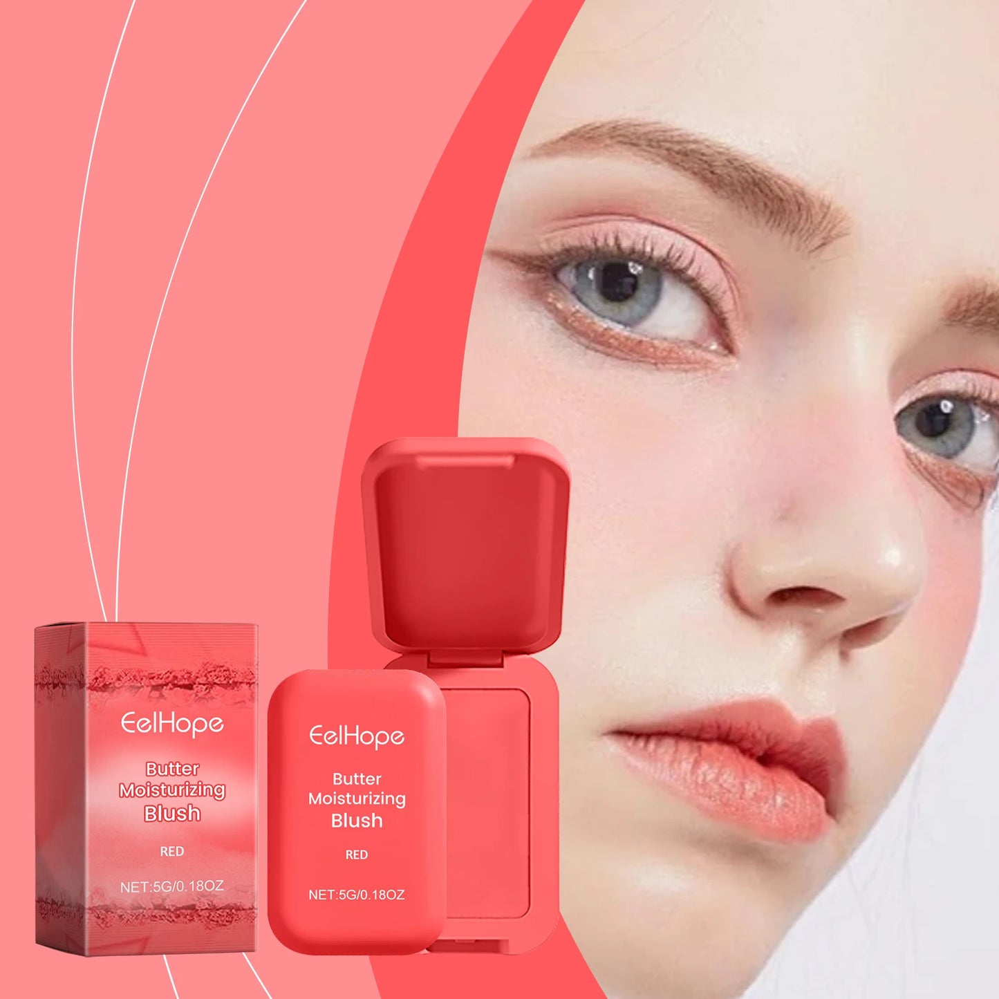 Beauty Butter Cream Blush – Matte Moisturizing Cheek Powder