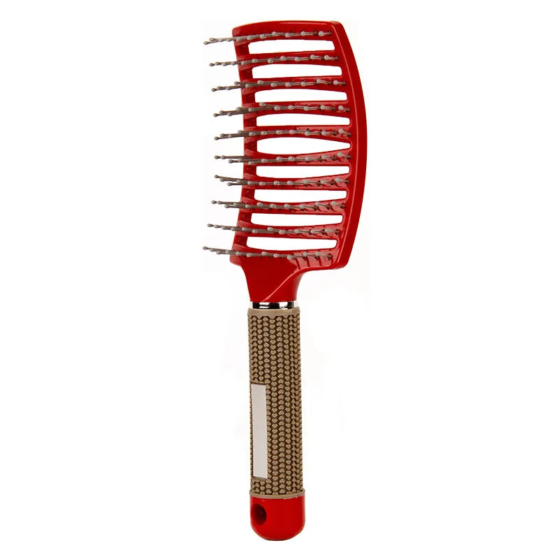 Flexible Wet & Dry Hair Brush – Soft Pin Detangling Comb