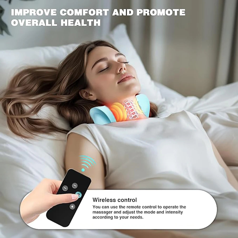 EMS Wireless Neck Massager with Remote Control - image 12