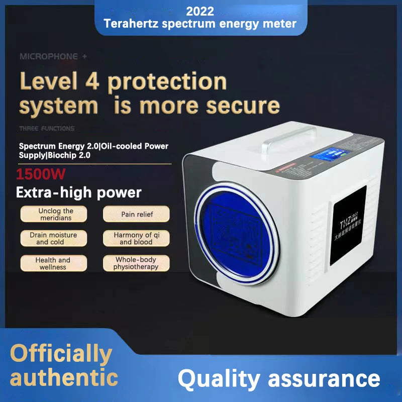 Newest Terahertz Physiotherapy 1300W Cell Hyperthermia Devices Micro Hertz Light Wave Energy Heating Healing Therapy Instrument