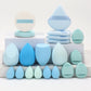 20PCS Pink Makeup Sponge Set – Foundation & Powder Puff