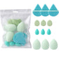12PCS Cosmetic Puff Set – Triangle & Egg Blenders