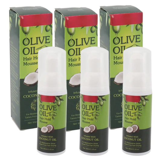 Olive Oil Hair Mousse – Long-Lasting Nourishment, 60ml