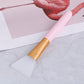 Professional Face Mask Brush – Wooden Handle Tool