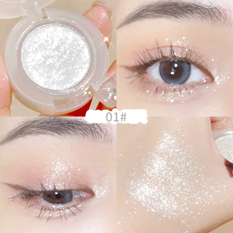 Peach Highlighter & Glitter Eyeshadow