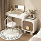 Makeup Glamour Vanity Table Storage Design Elegant Cream Style Dressing Table Modern Tocador De Maquillaje Bedroom Furniture