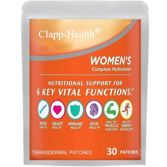 Women’s Multivitamin Patches – Calcium, Magnesium, Immune Support (30 Pcs)