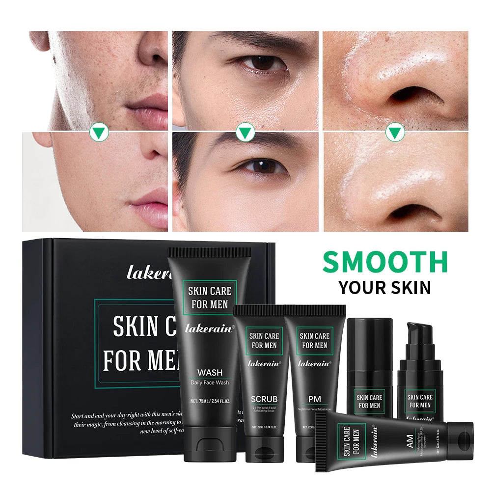 Men's Essential Skincare Routine Set