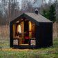 Deluxe Forest Sauna Cabin – Relaxation & Wellness Therapy