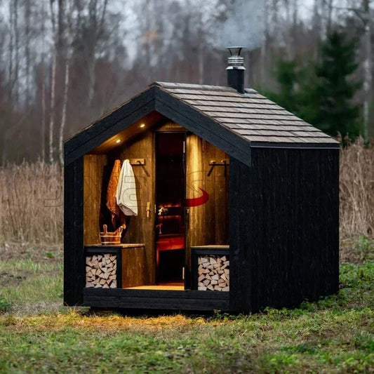 Deluxe Forest Sauna Cabin – Relaxation & Wellness Therapy