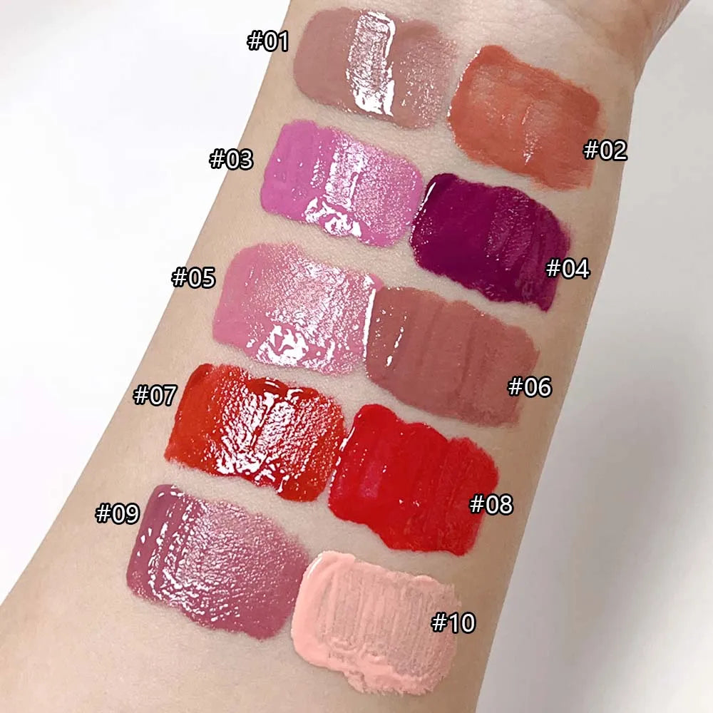 Mini 10 Color Liquid Lipstick Set – Matte Waterproof