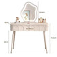 Simple Vanity Table Classic Vintage Drawer Storage Vanity Table European Modern Table Coiffeuse Maquillage Bedroom Furniture