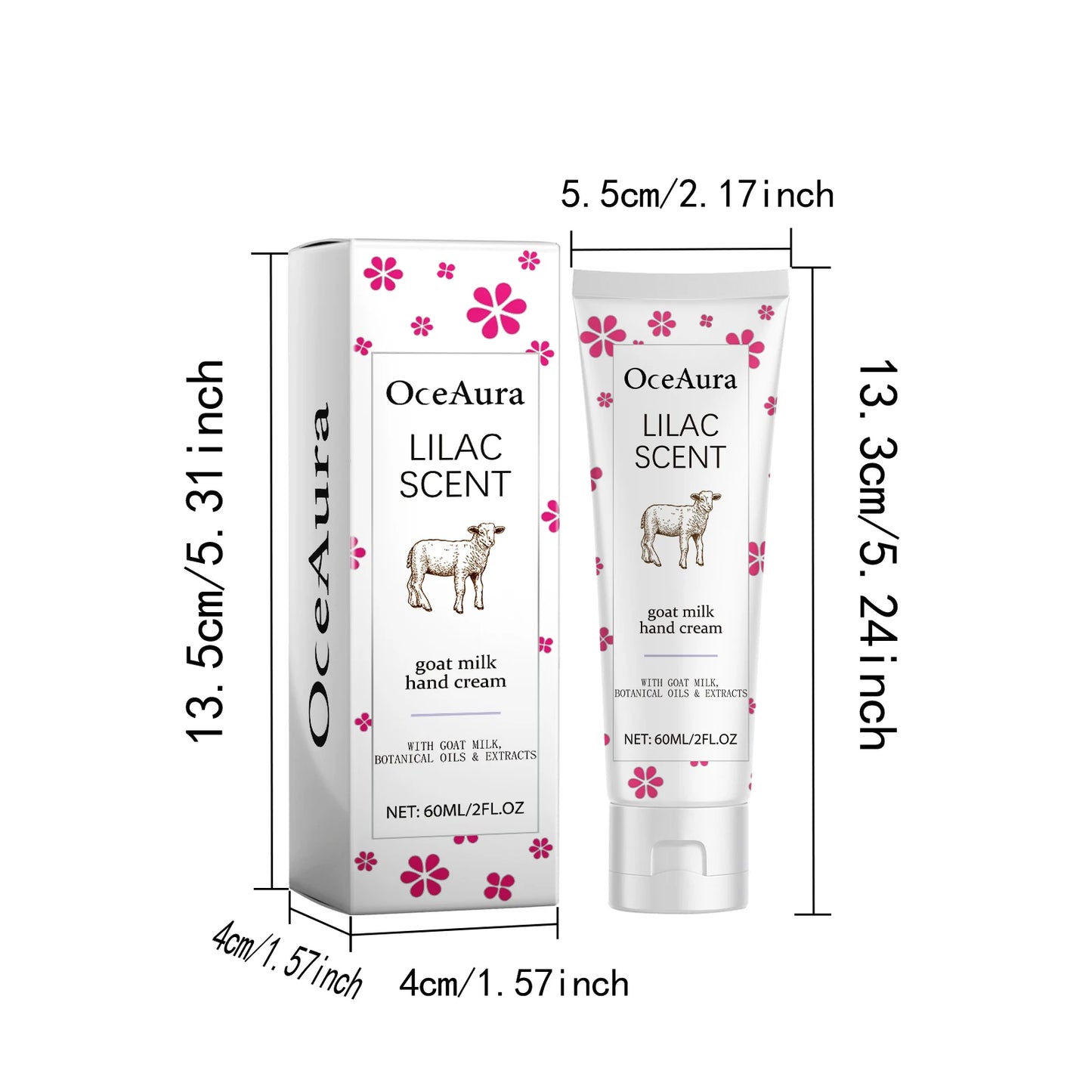 OceAura Goat Milk Hand Cream – Moisturizing & Brightening