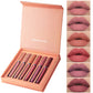 6 Colors Matte Lip Gloss Set – Waterproof Gift Box