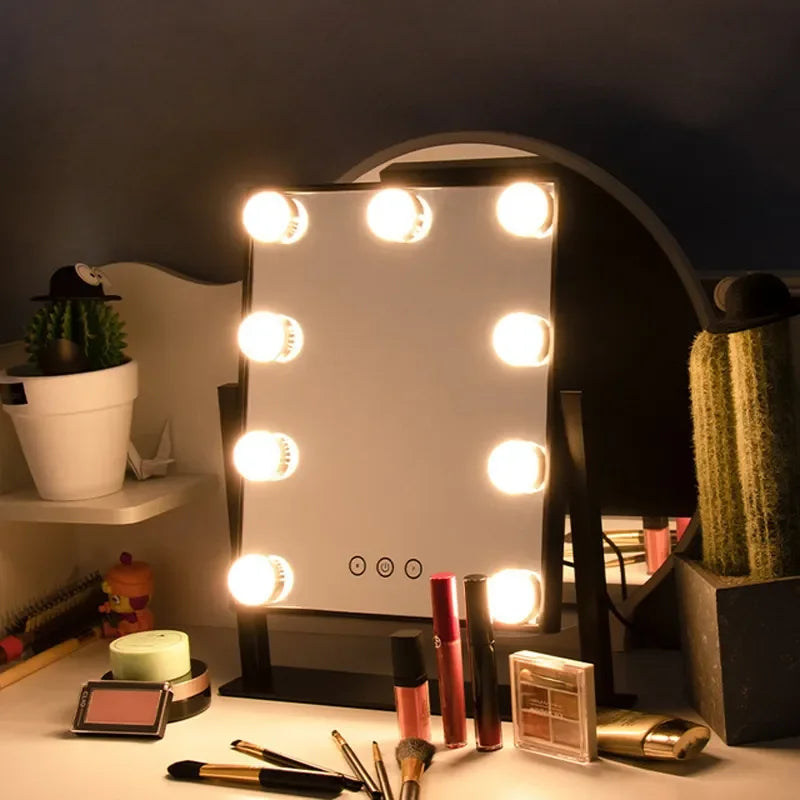 Hollywood LED Vanity Mirror with Touch Control — Bedroom Decor, Hollywood Mirror | Beautifully Within