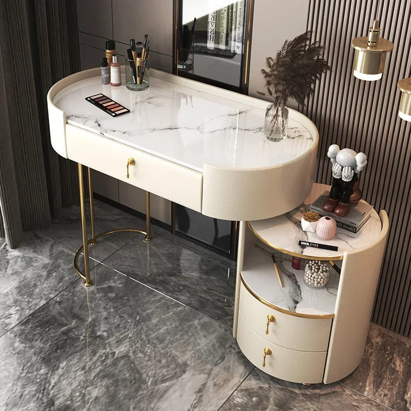 Bedroom Beauty Vanity Table Drawer Storage Fashion Girls Vanity Table Luxury Multifunctional Tocador Maquillaje Furniture