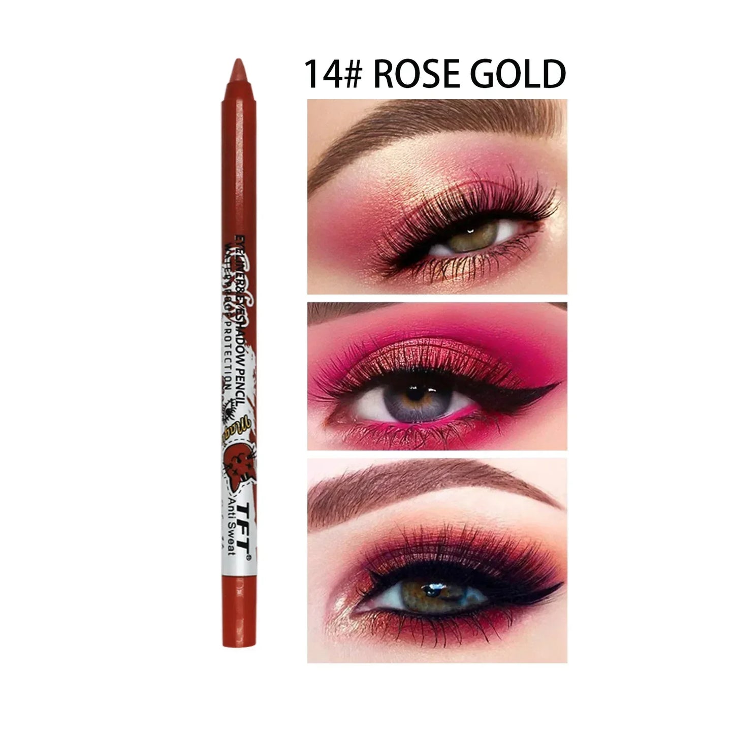 Colorful Eyeliner Pencil – Waterproof Quick-Dry Makeup