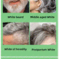 Anti-Grey Hair Cream – Natural Black Color Restorer