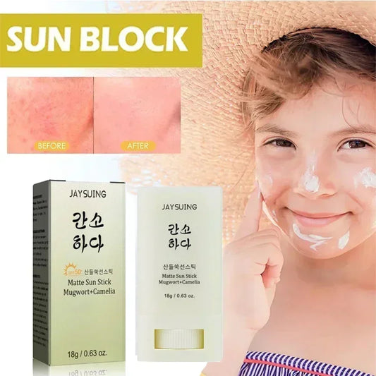 Matte Sunscreen Stick SPF50+ – Oil-Control & UV Protection