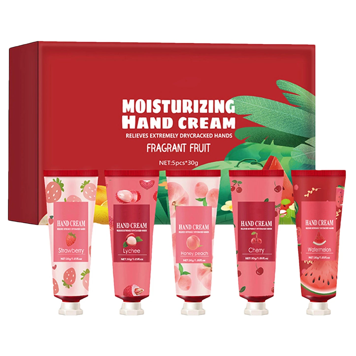 5PCS Hand Cream Travel Set – Shea Butter & Vitamin E