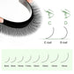 NATUHANA 5 Cases Eyelash Extensions – W-Shape Volume