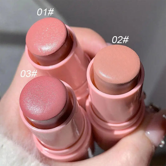 3-in-1 Blush Stick – Matte Lipstick & Contour