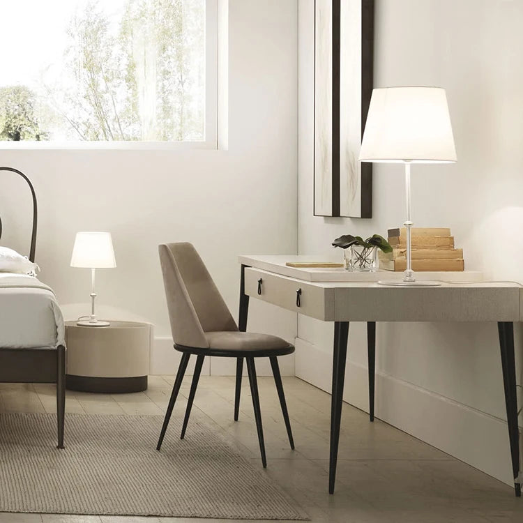 Makeup Vanity Glam Dressing Table with Led Mirror and Drawers Makeup Vanities