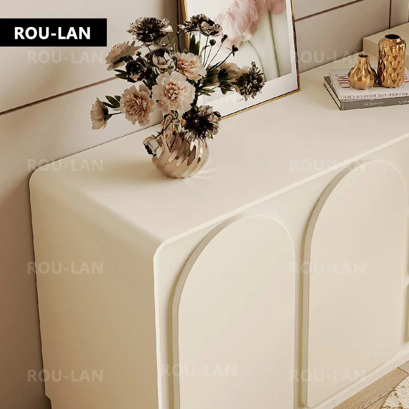 Modern Telescopic Vanity Table with Storage Cabinet