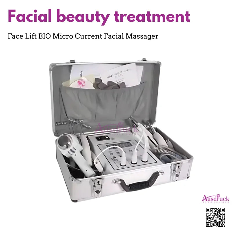 Microcurrent Face Lift Salon Toning Skincare Hot Cold Hammer