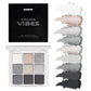 9-Color Glitter Eyeshadow Palette – Avocado Green Matte & Shimmer